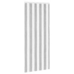 vidaXL Záves proti hmyzu z chenille Šedý a biely 90 x 220 cm 100% PP – Obrázok 2