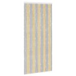 vidaXL Záves proti hmyzu z chenille Šedá a béžová 90 x 200 cm 100% PP – Obrázok 2