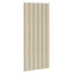 vidaXL Záves proti hmyzu z chenille Šedá a béžová 100 x 230 cm 100% PP – Obrázok 2