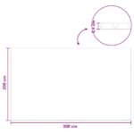 vidaXL Solárny kryt bazéna vysoká kvalita 300 x 200 cm 200 μm – Obrázok 7