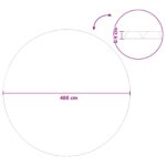 vidaXL Solárny bazénový kryt extra ťažký Ø 488 cm 400 μm Okrúhly PE – Obrázok 7