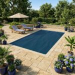 vidaXL Solárny bazénový kryt extra ťažký 450 x 220 cm 400 μm Štvorcový