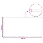 vidaXL Solárny bazénový kryt extra ťažký 450 x 220 cm 400 μm Štvorcový – Obrázok 8
