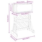 vidaXL Vertikálny záhradný trellis Oranžová 48 x 30 x 70,5 cm – Obrázok 10