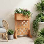 vidaXL Vertikálny záhradný trellis Oranžová 48 x 30 x 70,5 cm – Obrázok 4