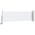 vidaXL Bočný markíz 60 x 300 cm Obdĺžnikový Biela – Obrázok 5