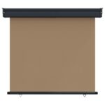 vidaXL Bočný markíz na balkón 60 x 250 cm 100% polyester, železo, oceľ – Obrázok 2