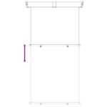 vidaXL Bočný markíz na balkón 140 x 250 cm – Obrázok 5