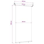vidaXL Bočný markíz na balkón 140 x 250 cm – Obrázok 6