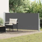 vidaXL Retračná bočná markíza 120 x 300 cm Polyester Obdĺžnikový