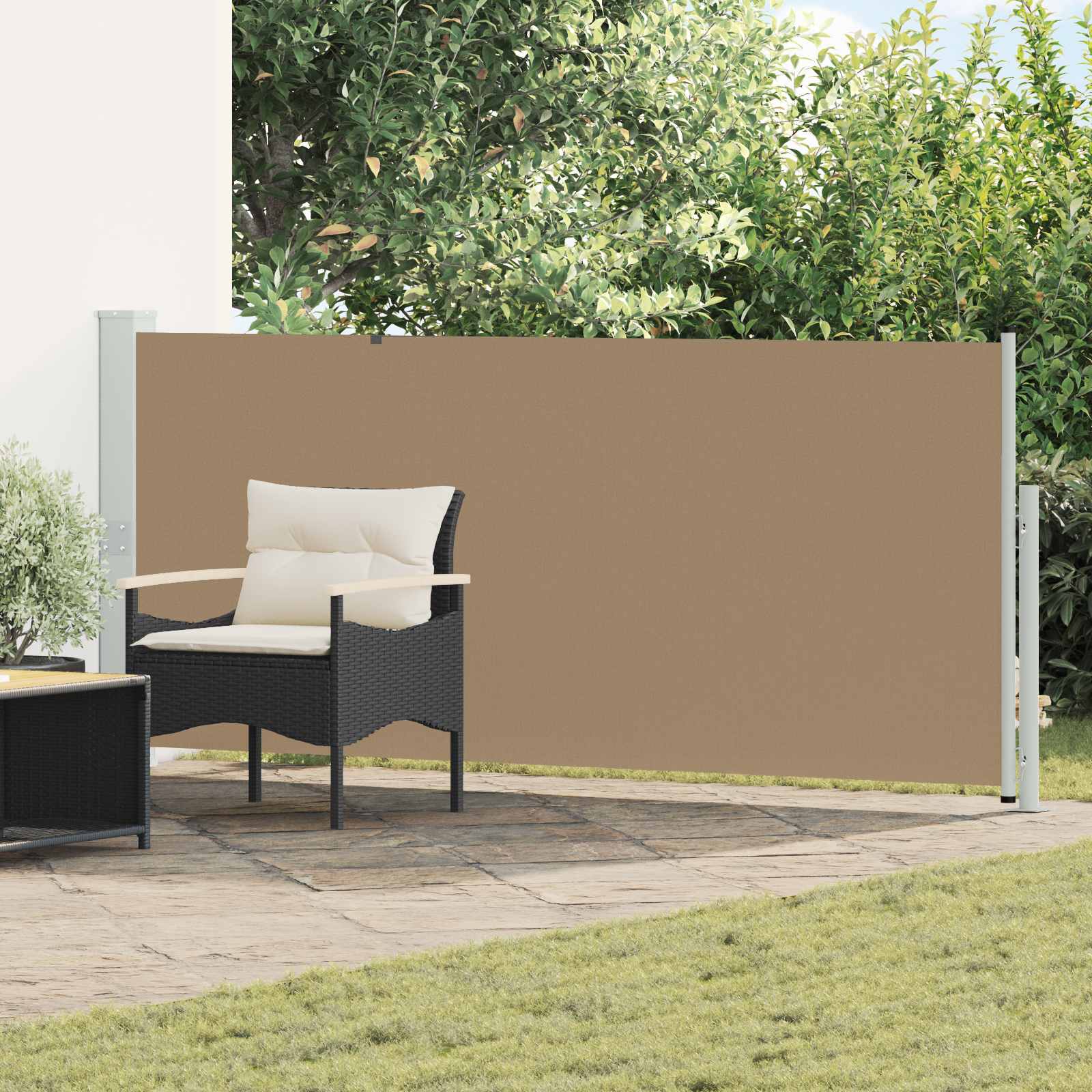42035297_1.jpg vidaXL Retračná bočná markíza 160 x 300 cm Polyester Obdĺžnikový – Obrázok 1