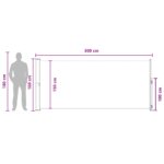 vidaXL Retračná bočná markíza 160 x 300 cm Polyester Obdĺžnikový – Obrázok 7