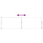 vidaXL Retračná bočná markíza 170 x 300 cm Polyester Obdĺžnikový – Obrázok 6