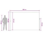 vidaXL Retračná bočná markíza 220 x 300 cm Polyester Obdĺžnikový – Obrázok 7