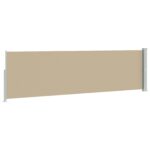 vidaXL Retračná bočná markíza 117 x 500 cm Polyester Obdĺžnikový – Obrázok 4