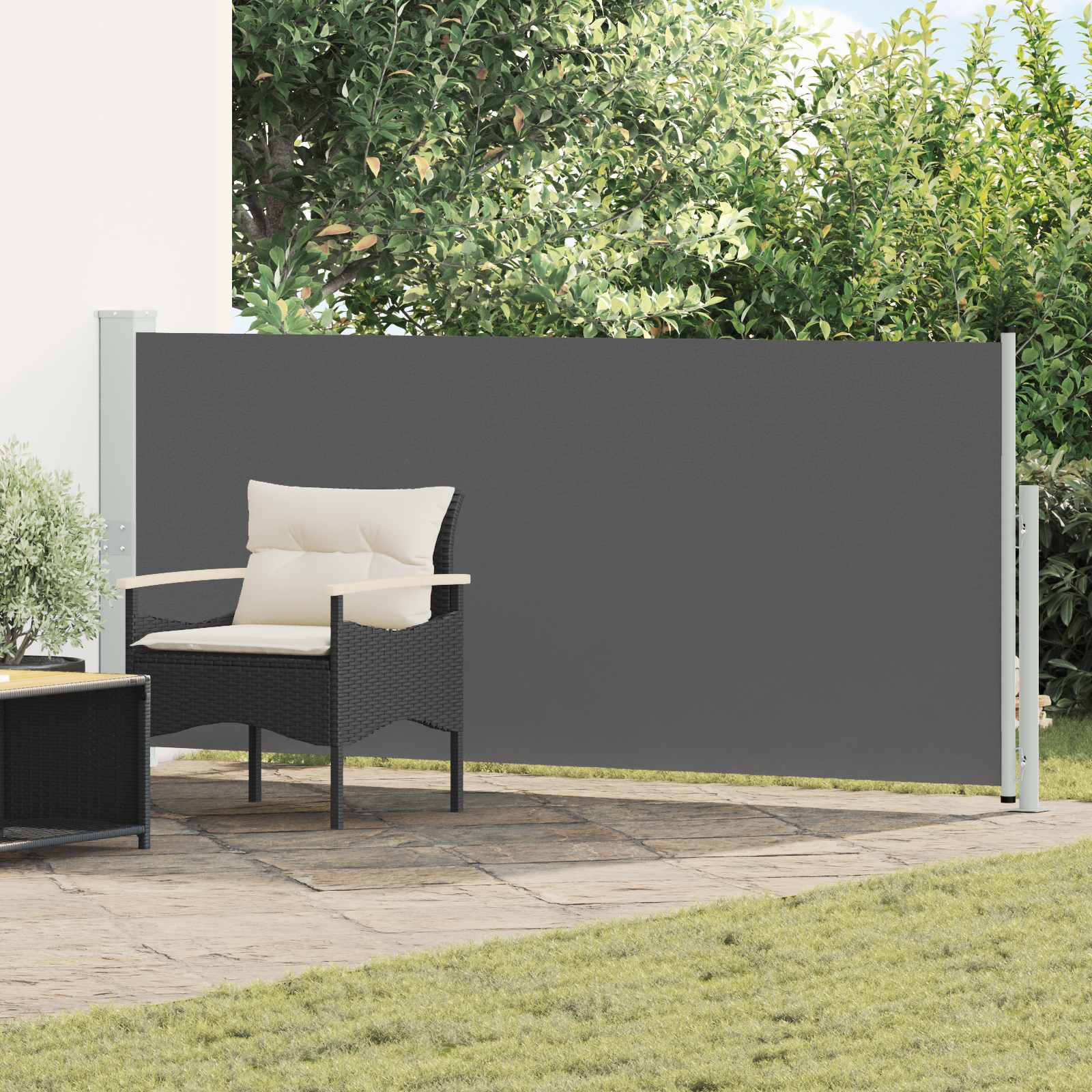 42035339_1.jpg vidaXL Retračná bočná markíza 160 x 500 cm Polyester Obdĺžnikový – Obrázok 1