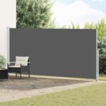 vidaXL Retračná bočná markíza 180 x 500 cm