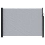 vidaXL Retračná bočná markíza Sivá 300 x 140 cm Polyester – Obrázok 2