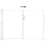vidaXL Retračná bočná markíza Čierna 300 x 170 cm Polyester – Obrázok 6