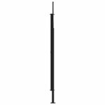vidaXL Retračná bočná markíza Sivá 600 x 200 cm Polyester – Obrázok 3