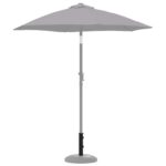 vidaXL Trubka podstavca pre parasol 0.6 kg Čierna Železo – Obrázok 3