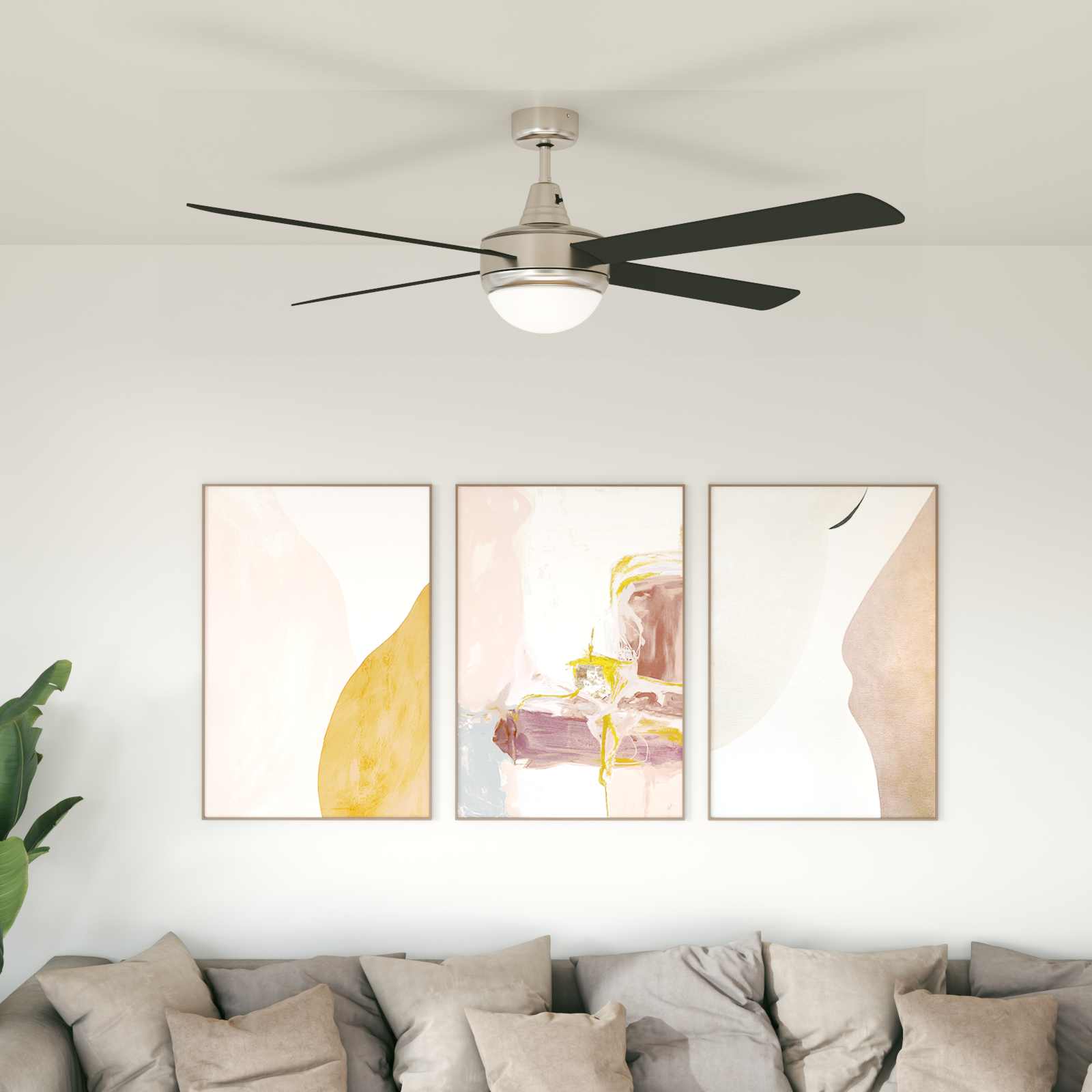 42035649_1.jpg vidaXL Stropný ventilátor s osvetlením a diaľkovým ovládaním Ø 130 cm – Obrázok 1
