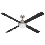 vidaXL Stropný ventilátor s osvetlením a diaľkovým ovládaním Ø 130 cm – Obrázok 3