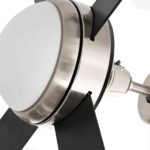 vidaXL Stropný ventilátor s osvetlením a diaľkovým ovládaním Ø 130 cm – Obrázok 8