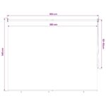 vidaXL Vonkajšia roleta s blokovaním UV žiarenia 90% 180 x 140 cm HDPE – Obrázok 13