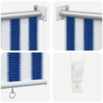vidaXL Vonkajšia roleta s blokovaním UV žiarenia 90% 100 x 230 cm HDPE – Obrázok 6