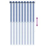 vidaXL Vonkajšia roleta s blokovaním UV žiarenia 90% 100 x 230 cm HDPE – Obrázok 9