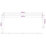 vidaXL Vonkajšia roleta s blokovaním UV žiarenia 90% 300 x 230 cm HDPE – Obrázok 13