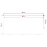 vidaXL Vonkajšia roleta s blokovaním UV žiarenia 90% 350 x 230 cm HDPE – Obrázok 13