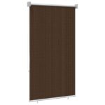 vidaXL Vonkajšia roleta s blokovaním UV žiarenia 90% Hnedá 80 x 140 cm – Obrázok 5