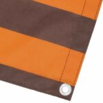 vidaXL Záclona na balkónové súkromie 180 x 500 cm Textil s PU povlakom – Obrázok 3