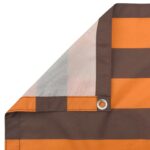 vidaXL Záclona na balkónové súkromie 180 x 500 cm Textil s PU povlakom – Obrázok 4