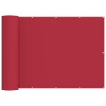 vidaXL Záclona na balkónové súkromie 200 x 600 cm Textil s PU povlakom