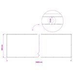 vidaXL Záclona na balkónové súkromie 1,8 x 15 m Textil s PU povlakom – Obrázok 6