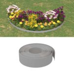 vidaXL Záhradné vidlice 25 m 15 cm PE Sivá
