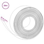 vidaXL Záhradné vidlice 25 m 20 cm PE Čierna – Obrázok 6