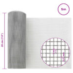 vidaXL Sieťová obrazovka 20 x 500 cm 20 Mesh Nerezová oceľ 201 – Obrázok 7