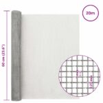 vidaXL Sieťová obrazovka 60 x 2000 cm 20 Mesh Nerezová oceľ 201 – Obrázok 7