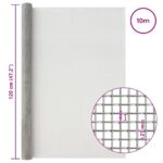 vidaXL Sieťová obrazovka 120 x 1000 cm 20 Mesh Nerezová oceľ 201 – Obrázok 7