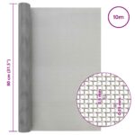 vidaXL Sieťová obrazovka 80 x 1000 cm 30 Mesh Nerezová oceľ 201 – Obrázok 7