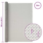 vidaXL Sieťová obrazovka 100 x 1000 cm 30 Mesh Nerezová oceľ 201 – Obrázok 7
