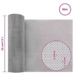 vidaXL Sieťová obrazovka 20 x 1000 cm 60 Mesh Nerezová oceľ 201 – Obrázok 7