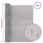 vidaXL Sieťová obrazovka 40 x 1000 cm 60 Mesh Nerezová oceľ 201 – Obrázok 7