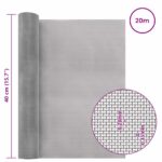 vidaXL Sieťová obrazovka 40 x 2000 cm 60 Mesh Nerezová oceľ 201 – Obrázok 7
