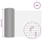vidaXL Sieťová obrazovka 20 x 500 cm 18 Mesh Nerezová oceľ 201 – Obrázok 7