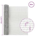 vidaXL Sieťová obrazovka 40 x 2000 cm 18 Mesh Nerezová oceľ 201 – Obrázok 7